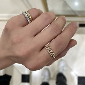 เครื่องประดับสั่งทำพิเศษ แหวนทองแท้ 9k 10k 14k 18k PT ทองคำขาว ทองคำเหลือง ทองคำชมพู เพชรแล็บ/พลอย ผลิตจากโรงงาน - Product Image 4