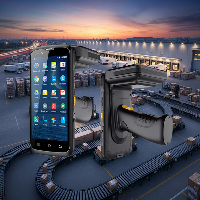 Industrial RFID Qualcomm Pda Scanner PDA for IP65 2D Barcode Scanner 4G WiFi GPS NFC Logistics Automation Data Collector