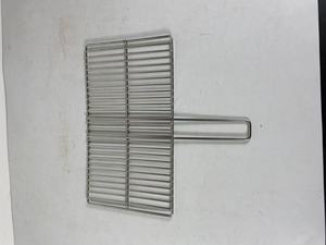 Xách tay thép không gỉ 304 BBQ than nướng Net kim loại thịt nướng nấu ăn giá tấm lớn lưới Grate Hàn dịch vụ chế biến - Product Image 3