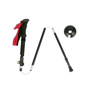Bâtons de randonnée Trekking bâton de marche pliable en aluminium 110-135cm réglable marche Trekking pour l'alpinisme - Product Image 6
