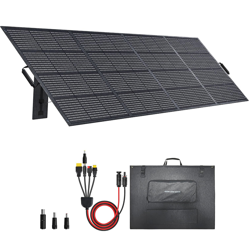 ALECTER <strong>Portable</strong> Folding <strong>100W</strong> 200W 300W 400W ETFE <strong>Solar</strong> <strong>Panels</strong> Compatible with Ecoflow Jackery Bluetti/Anker Power Station
