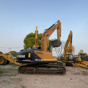 Alta calidad barato usado Original Corea marca Hyundai 220LC excavadora sobre orugas motor diésel uso de construcción para la venta - Product Image 1