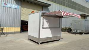 Kiosque de restauration modulaire 2024 en conteneur maritime de haute qualité avec service drive-through pour l'extérieur en <span class=keywords><strong>Europe</strong></span> - Product Image 2