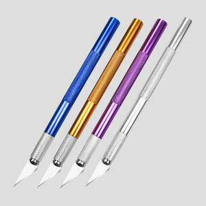 Multifunctional Carving Knife Aluminum Alloy Anti-Slip Handle 117mm Length For Wood Carving Paper Cutting Diy Craft - Product Image 5