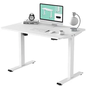 Intelligent Home Office Furniture Electric Lifting Work Desk Adjustable Height Computer Table Metal Frame Base Sit to Stand Up