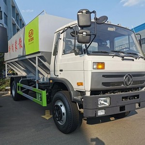 Camión Cisterna de Transporte de Alimentos a Granel de 4x2 y 10 Toneladas, Camión de Transporte de Alimentos para Pollos de Granja - Product Image 3