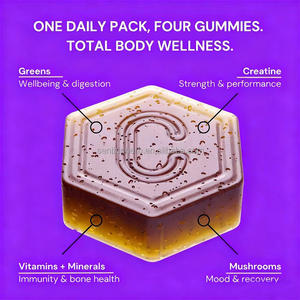 Complément pré-entraînement Créatine monohydrate Gummies Prise de poids Sans sucre Créatine Gummy Candy Gym Muscle Builder - Product Image 3