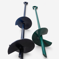 Mini-tarière manuelle pour trous de poteaux, tarière manuelle pour trous de poteaux de clôture, pour usage en jardin