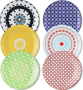 Assiette en porcelaine écologique au design classique, personnalisée sous glaçure, pour les fêtes - Product Image 1