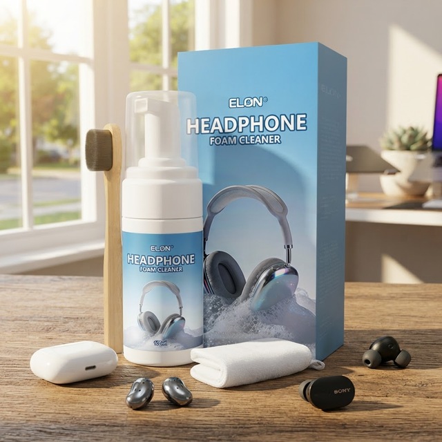 OEM Premium Natural Eco-Friendly Biodegradable Screen Foam Cleanser Kit for All Electronic Devices Headphones PC TV Screens