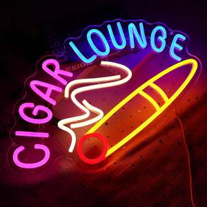 Acrylique Cigar Lounge Enseigne Au Néon pour Home Business Art Decor Salle De Réception Man Cave Smoke Shops Bar Party Store - Product Image 3