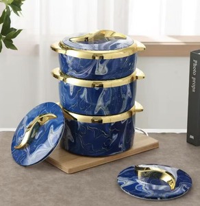 Juego de 3 Recipientes para Almacenamiento de Alimentos de 1.5L, 2L y 2.5L, Olla Térmica Aislada, Cazuela, Calentador Térmico, Fabricación China, Económico - Product Image 4