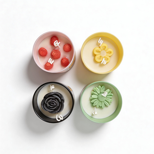 Luxury Private Label Minimalist Art Scented Soy Wax <b>Candle</b> Graphic Illustration For Modern Home Decor Wholesale Premium <b>Set</b> - Product Image 4
