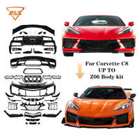 Kit carrosserie de style Z06 pour Chevrolet Corvette C8, pièces automobiles modifiées Z06, pack extérieur en fibre de carbone, pare-chocs de voiture