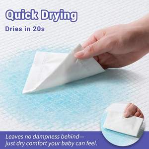 Tappetino Fasciatoio per Neonati in Cotone Organico e Fibra di Bambù, Ipoallergenico, Traspirante, Ecologico, Usa e Getta - Product Image 5
