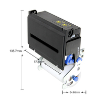 Imprimante thermique intégrée KP-247 58 mm avec coupeur automatique USB RS232 pour borne de service libre et machine à tickets de file d'attente