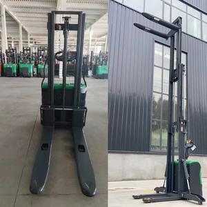 JIN YANG HU carretilla elevadora eléctrica de doble alcance apilador de tijera telescópica <span class=keywords><strong>walkie</strong></span> apilador - Product Image 5