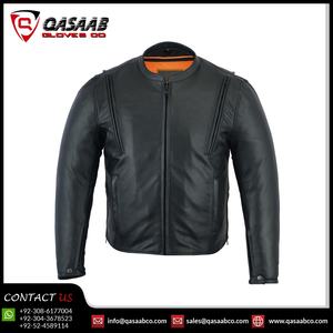 Blouson en cuir de course moto pour homme 2026, haute imperméabilité, design personnalisable, respirant, longue fermeture éclair, col style mandarin - Product Image 4