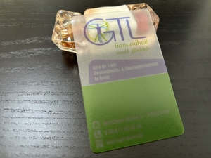 Carte magnétique en PVC personnalisée de haute qualité, transparente, transparente, carte VIP d'entreprise avec impression offset - Product Image 3