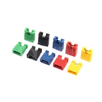 NOUVEAU Capuchon de court-circuit Espacement 2.54MM Noir Jaune Rouge Bleu Capuchon de connecteur de broche de bloc de court-circuit