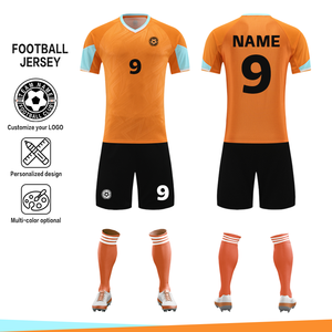 ชุดฟุตบอลเด็กแบบกำหนดเอง ชุดฟุตบอลเด็กชายแบบสั่งทำพิเศษ ชุดฟุตบอลแห้งเร็ว ชุดฟุตบอลระบายอากาศสำหรับผู้ชาย - Product Image 2