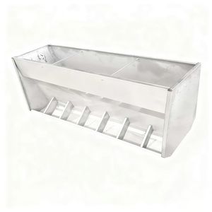 पशुधन के लिए कुशल स्टेनलेस स्टील स्वचालित डबल-पक्षीय सुअर फीडर - Product Image 4