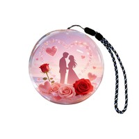Boule de verre connectée Wi-Fi sans fil 4G, lecture dynamique en boucle d'images et de vidéos, cadeau de Saint-Valentin, ornements polis