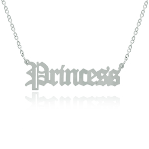 Collier personnalisé en acier inoxydable et or 18 carats avec nom de bébé ou maman, police et langue au choix, bijoux personnalisés - Product Image 3