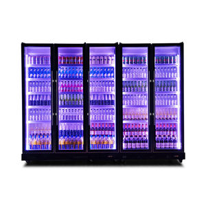 <span class=keywords><strong>ตู้</strong></span><span class=keywords><strong>เย็น</strong></span>กระจกแนวตั้งขนาดใหญ่บาร์/ร้านค้าตู้โชว์ที่มีสีสัน - Product Image 3