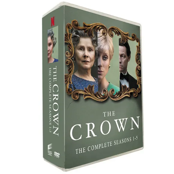 Rilis Baru Kotak DVD Set Film TV Show Film Produsen Pabrik Memasok Crown Season1-5 20DVD Seri Lengkap