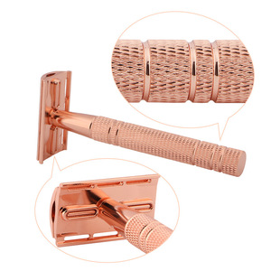 <span class=keywords><strong>Rasoir</strong></span> de sécurité <span class=keywords><strong>manuel</strong></span> classique à double tranchant en métal, le plus vendu, <span class=keywords><strong>pour</strong></span> l'entretien masculin - Product Image 2