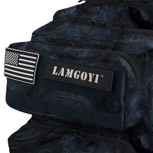 防水Mochilas Molle45lサプライヤーウルフジムハイキングパックボーダドスオックスフォードベルクロ戦術バックパックカップホルダー付き - Product Image 6