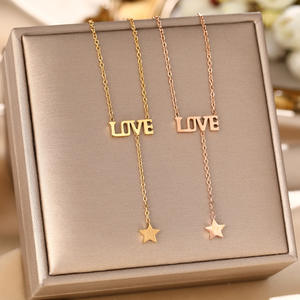 أزياء الفولاذ المقاوم للصدأ والمجوهرات التيتانيوم الصلب قلادة المرأة مصنع فراشة بيع بالجملة رخيصة قلادة المختنق - Product Image 5