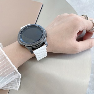 Correa de pc para samsung <span class=keywords><strong>watch</strong></span> 5 pro 45 40 <span class=keywords><strong>44mm</strong></span>,20mm 22mm, banda de silicona para <span class=keywords><strong>HUAWEI</strong></span> <span class=keywords><strong>gt</strong></span> <span class=keywords><strong>3</strong></span> pro 46mm, color caramelo - Product Image 6