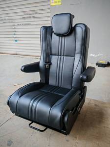 Siège de capitaine VIP Autoliuma L009S super confortable avec <span class=keywords><strong>base</strong></span> pivotante, sièges de camping-car en cuir faits à la main - Product Image 4