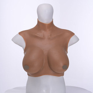 Prothèses mammaires en silicone pour femme, grandes poitrines, pour fête d'Halloween, transformation homme-femme - Product Image 6