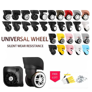 Parti di ricambio universali carrello bagagli ruote sacchetto di plastica piedino accessori da viaggio per valigia - Product Image 1