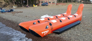 Jeux aquatiques gonflables WINSUN Team Building Dragon Fish Banana Boats pour 6 à 10 passagers, jeux sportifs aquatiques gonflables - Product Image 5