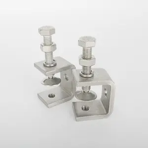 Superior Suspension pendant Outer hexagonal tiger clip C-shaped steel beam clamp Stainless steel beam clamp