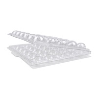 Brigadeiros – plateau Blister en plastique, boîte d'emballage transparente à 30 trous pour bonbons à la truffe