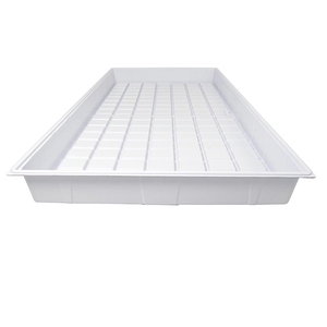 Hydroponic Plastic Fodder Trays Vacuum Fomring Custom 4x4 4x8 Indoor Farm Hydroponic Grow Table ABS Plastic NTF Fodder Flood Trays
