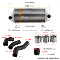 Kit de tuyauterie d'intercooler compatible avec EVO2 Série 1/2/3/4 228i 320i 328i 128i 420i 328i