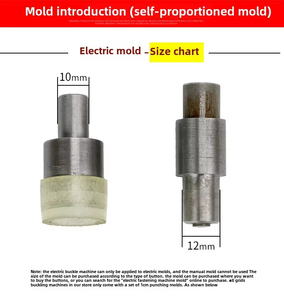 Máquina automática perforadora de ojales, máquina de botones grandes blancos, máquina de remaches, máquina de coser botones eléctrica infrarroja - Product Image 5