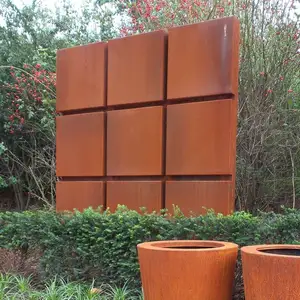 Металлические экраны панели corten стальной садовый экран уединенный садовый декоративный экран уличный сад