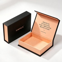 Boîtes cadeaux magnétiques de luxe personnalisées pour les marques de cosmétiques et de soins de la peau, boîtes cadeaux rigides en carton de qualité supérieure, vides