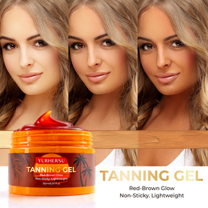 Gel Bronceador Natural de Marca Privada con Xilitol, Glicerina, Mentol <span class=keywords><strong>y</strong></span> Alantoína para Bronceado Corporal en Solárium <span class=keywords><strong>y</strong></span> <span class=keywords><strong>Playa</strong></span> - Product Image 2