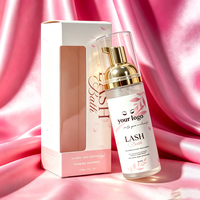 Mousse Nettoyante en Gros pour Cils, 60ml 100ml, Blanc/Rose/Nude, Shampooing Moussant pour Extensions de Cils
