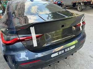 Fibra de carbono real G82 fibra de carbono seca estilo <span class=keywords><strong>CSL</strong></span> parachoques trasero maletero labio para BMW <span class=keywords><strong>M4</strong></span> G82 2021 + G82 maletero trasero - Product Image 2