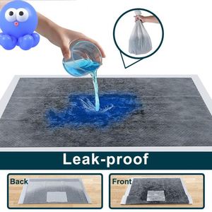 Almohadillas de Entrenamiento para Mascotas Desechables de Carbón Activado, Alta Durabilidad, Secado Rápido, Impermeables, Hechas de Fibra de Madera - Product Image 5