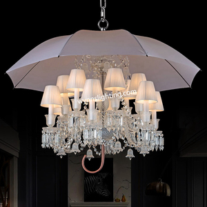 Marie Coquine Luxurious s Crystal LED Lámpara colgante Paraguas Araña Luz suspendida Hogar Cafetería <span class=keywords><strong>Tienda</strong></span> <span class=keywords><strong>de</strong></span> ropa - Product Image 2